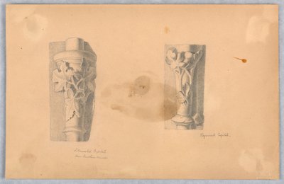 Två studier av huvudstäder av Arnold William Brunner