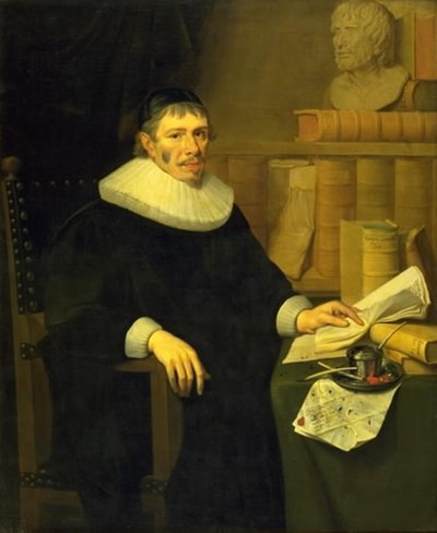 Porträtt av advokaten Cornelis Bosch av Arnold van Ravesteyn