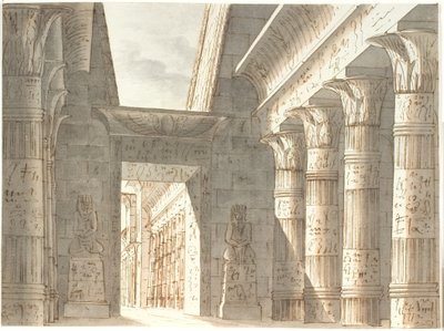 Egyptiskt tempel av Aron Wallick
