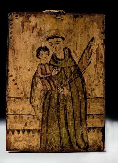 S:t Antonius med Jesusbarnet av Arroyo Hondo Painter
