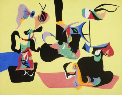 Trädgård i Sochi av Arshile Gorky