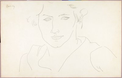 Huvud av Arshile Gorky
