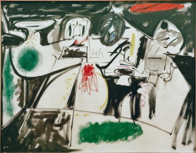 Sista målningen (Den svarta munken) av Arshile Gorky