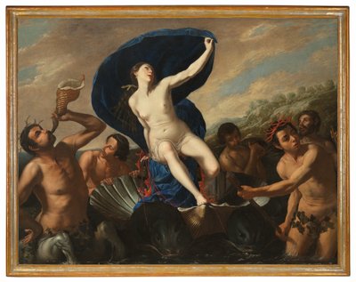 The Triumph of Galatea (olja på duk) av Artemisia and associate Gentileschi