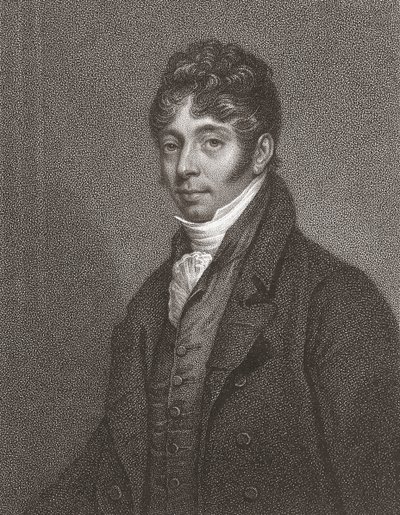 John Cunningham Saunders. Porträtt. (skriva ut) av Arthur (after) Devis