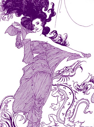 "Legia" av Edgar Allan Poe av Arthur (after) Rackham