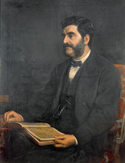 Porträtt av Hormuzd Rassam, 1869 av Arthur Ackland Hunt