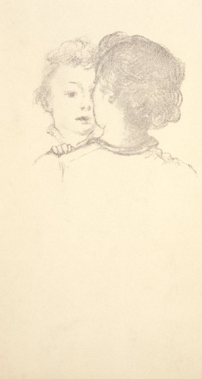 Rab (vänd mot en kvinna) av Arthur B. Davies