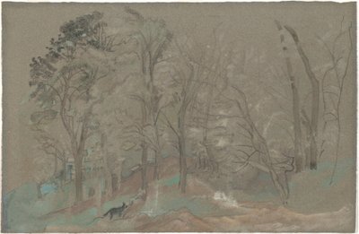 Det första snöfallet av Arthur B. Davies