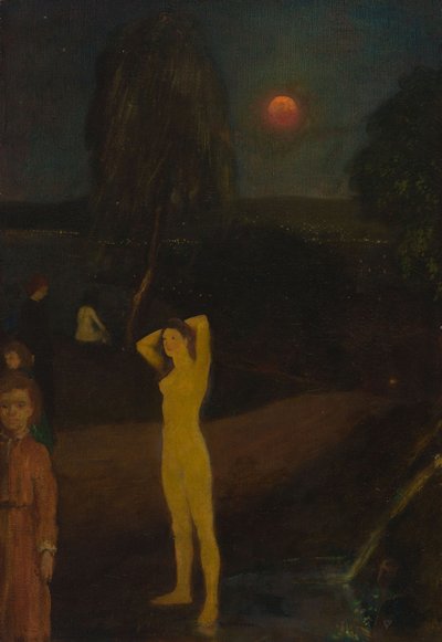 Full-Orbed Moon av Arthur Bowen Davies
