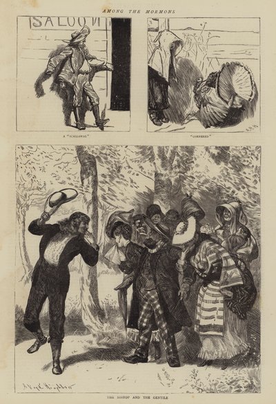 Bland mormonerna av Arthur Boyd Houghton