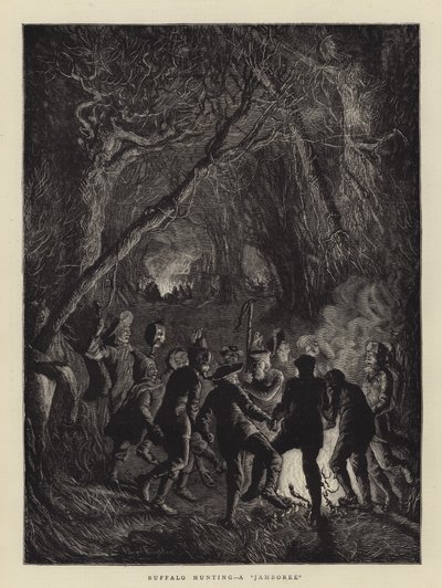 Buffalo Hunting, en Jamboree av Arthur Boyd Houghton