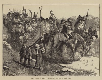 Grafiskt Amerika, Frog Town Rangers av Arthur Boyd Houghton