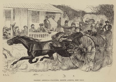 Graphic America, Trav, Eightth Avenue, New York av Arthur Boyd Houghton