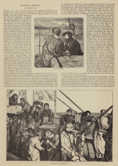 Grafisk Amerika, i mitten av oceanen av Arthur Boyd Houghton