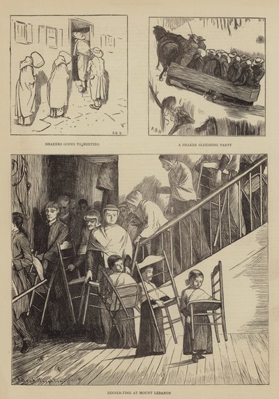 Grafiskt Amerika, Shakers av Arthur Boyd Houghton