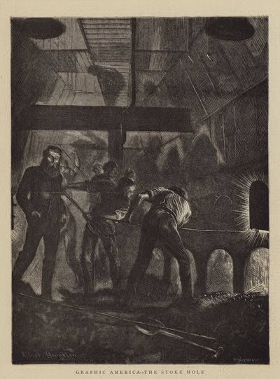 Grafiskt Amerika, Stoke Hole av Arthur Boyd Houghton