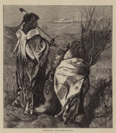 Hiawatha och Minne-ha-ha av Arthur Boyd Houghton