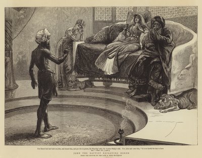 Johannes Döparen tillrättavisar Herodes av Arthur Boyd Houghton