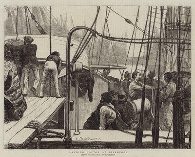 Landar bomull i Liverpool av Arthur Boyd Houghton