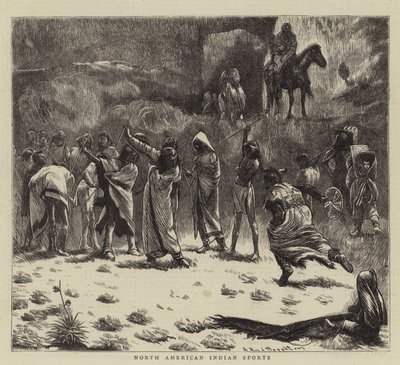 Nordamerikanska indianers sport av Arthur Boyd Houghton
