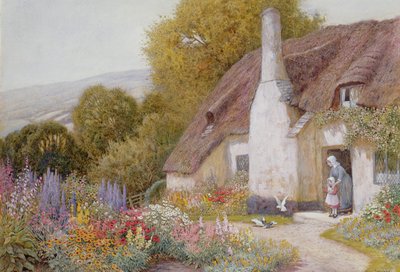I Dunster av Arthur Claude Strachan