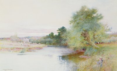 Höslagning nära Marlow av Arthur Claude Strachan