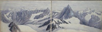 Utsikt från Breithorn av Arthur Cust