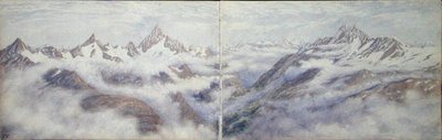Utsikt från Breithorn av Arthur Cust