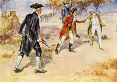 Duell mellan Warren Hastings och Philip Francis av Arthur David McCormick