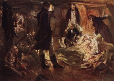 Nelson dör i cockpiten på Victory av Arthur David McCormick