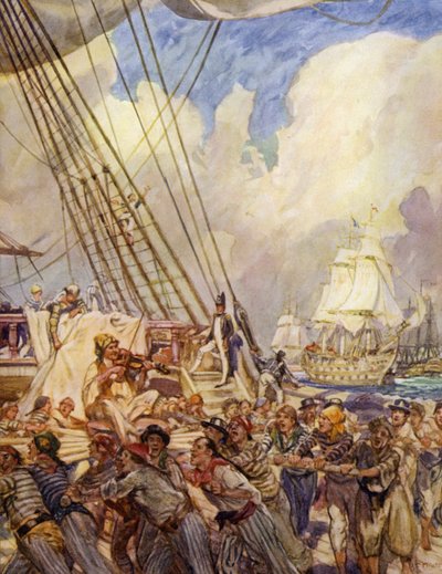 The Old Superb (färg litho) av Arthur David McCormick
