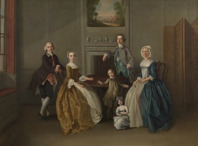 Familjegrupp, 1756 av Arthur Devis
