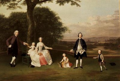 Familjen Till, ca 1750-51 av Arthur Devis