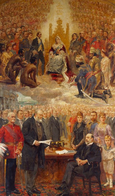 En allegori över det brittiska imperiet av Arthur Drummond