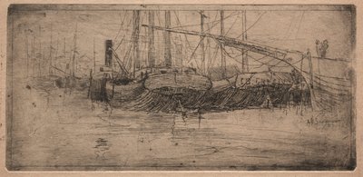 Glid längs Cuyahogafloden, 1887. av Arthur E. Schneider.