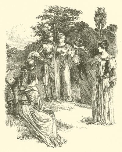 The Legend Of Britomart, The Golden Gordle Awarded (gravyr) av Arthur George Walker