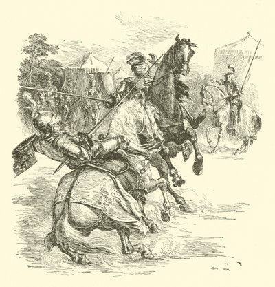 The Legend Of Britomart, The Tournament (gravyr) av Arthur George Walker
