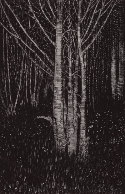 Midnatt var cum (litho) av Arthur George Watts