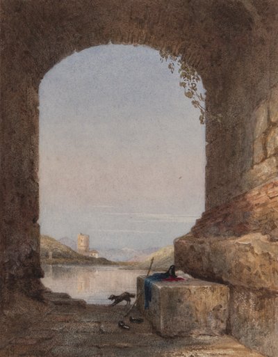 En napolitansk capriccio (wc på papper) av Arthur Glennie