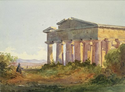 Landskap vid Paestum av Arthur Glennie