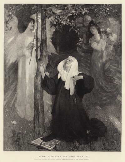 Klostret eller världen av Arthur Hacker