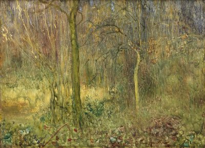 Skogbevuxen glänta av Arthur Hacker