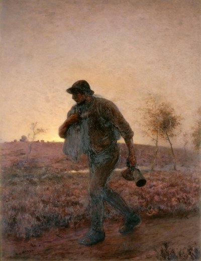 Plogaren hemåt plöjer sin trötta väg av Arthur Hardwick Marsh