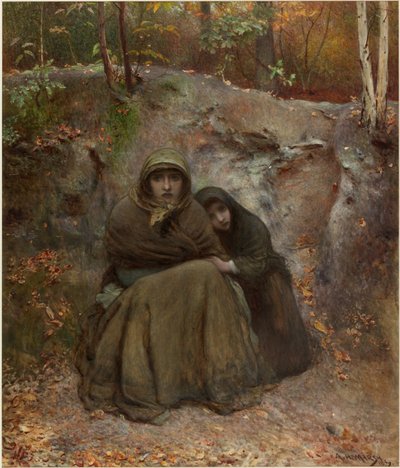 Wayfarers (akvarell och bodycolour på papper) av Arthur Hardwick Marsh