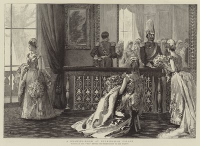 En salong på Buckingham Palace av Arthur Hopkins