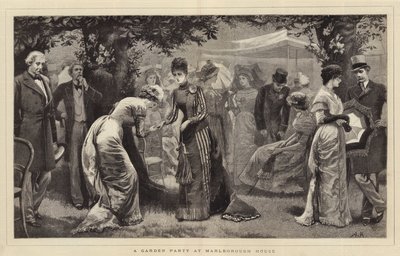 En trädgårdsfest i Marlborough House av Arthur Hopkins