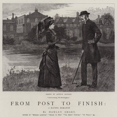 Från post till mål, en tävlingsromantik av Arthur Hopkins