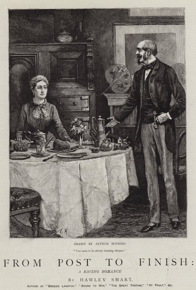 Från post till mål, en tävlingsromantik av Arthur Hopkins