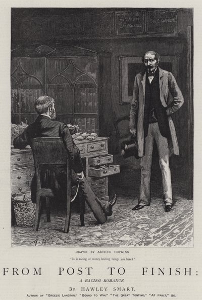 Från post till mål, en tävlingsromantik av Arthur Hopkins